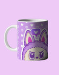 Taza Labubu Morada 11oz