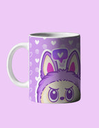 Taza Labubu Morada 11oz
