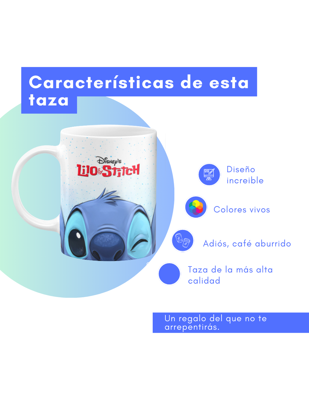 Taza Lilo & Stitch 11oz
