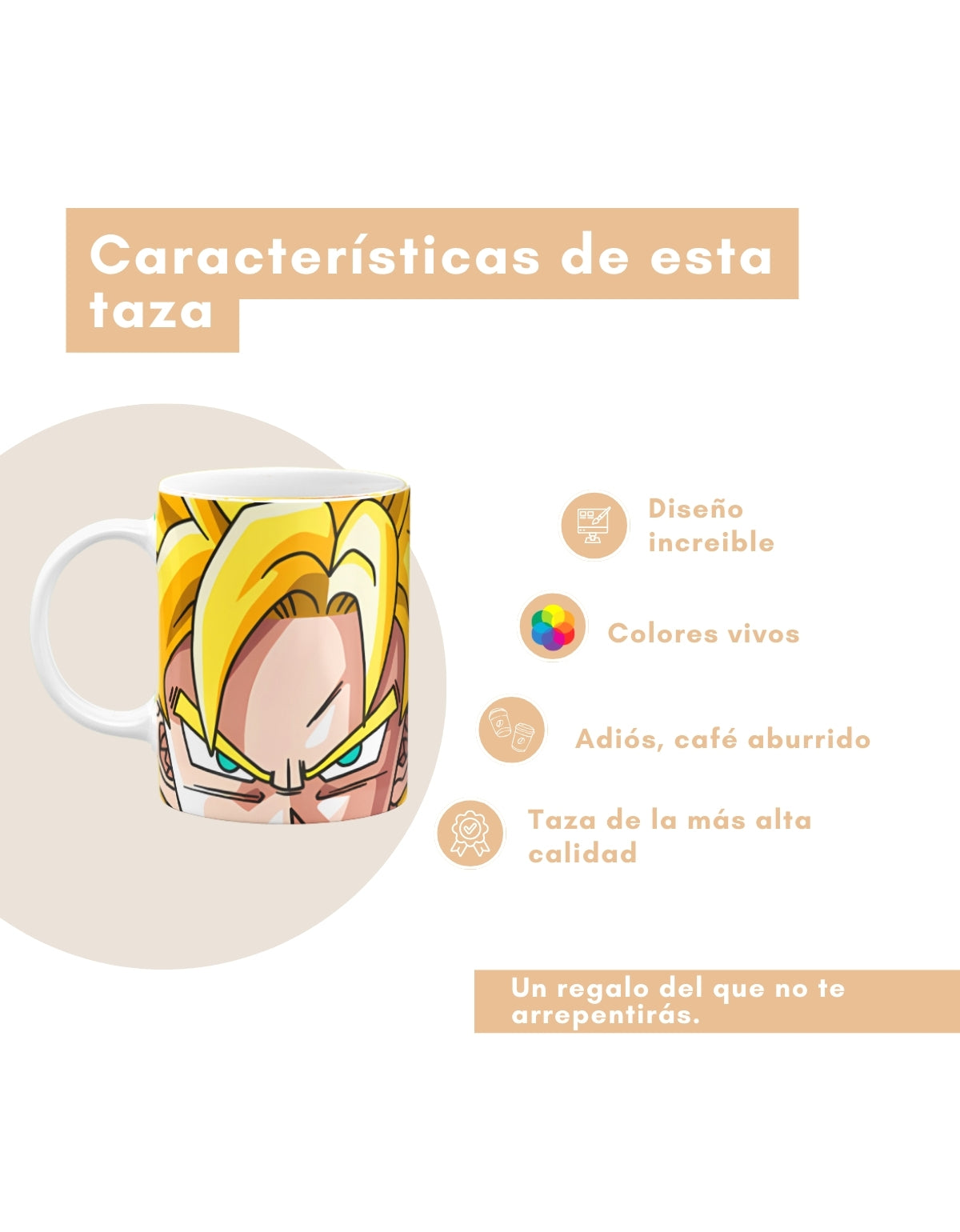 Taza Goku Super Saiyajin 11oz