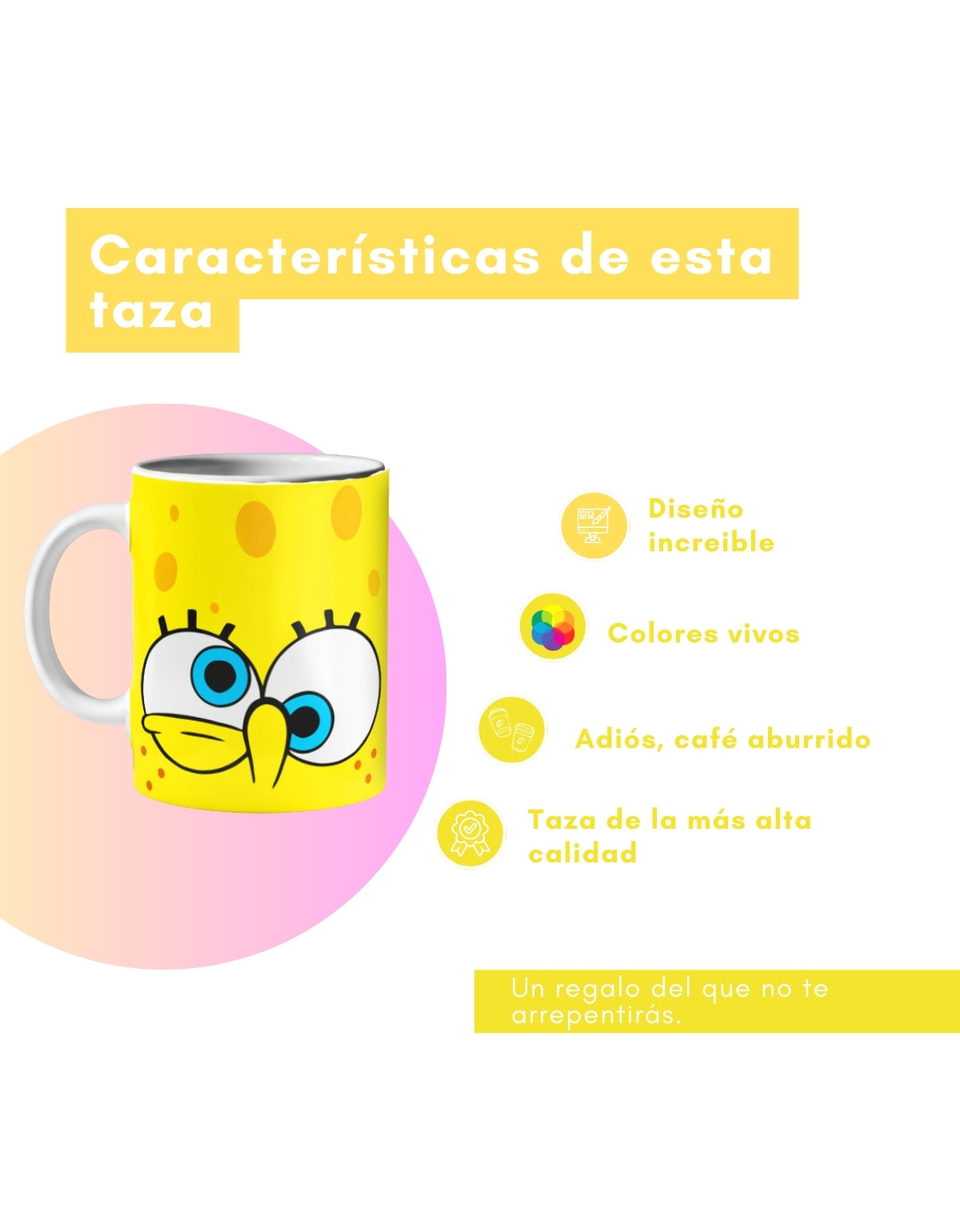 Taza Bob Esponja 11oz
