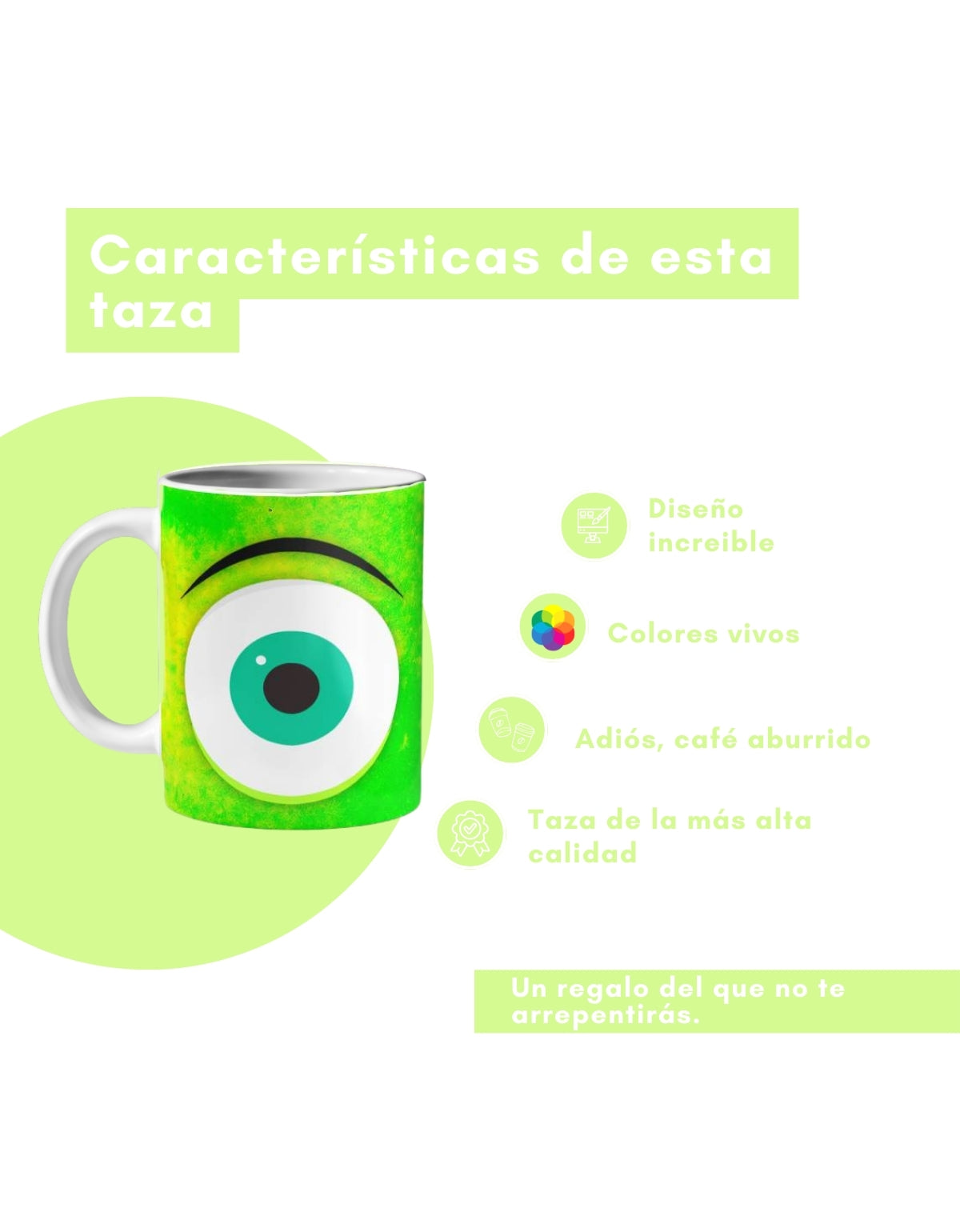 Taza Mike Wazowski 11oz
