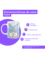 Taza Rick y Morty Cerámica 11oz