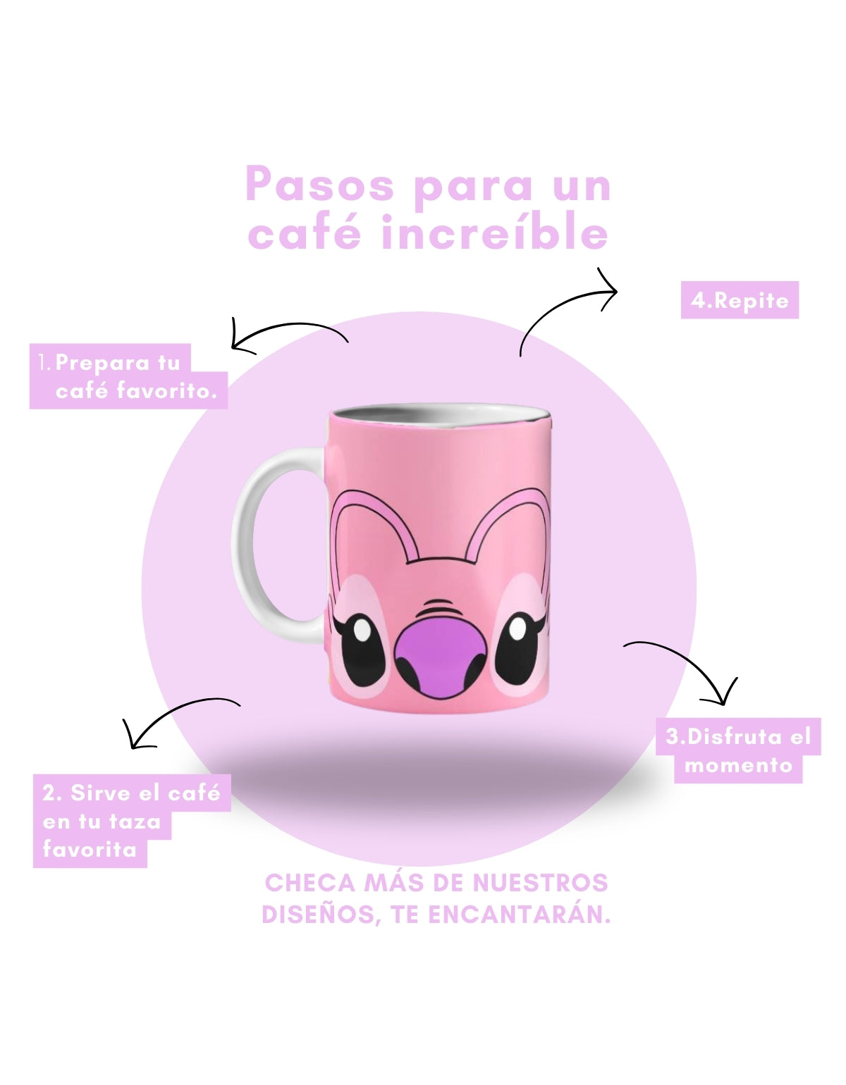 Taza Stitch Cute 11oz