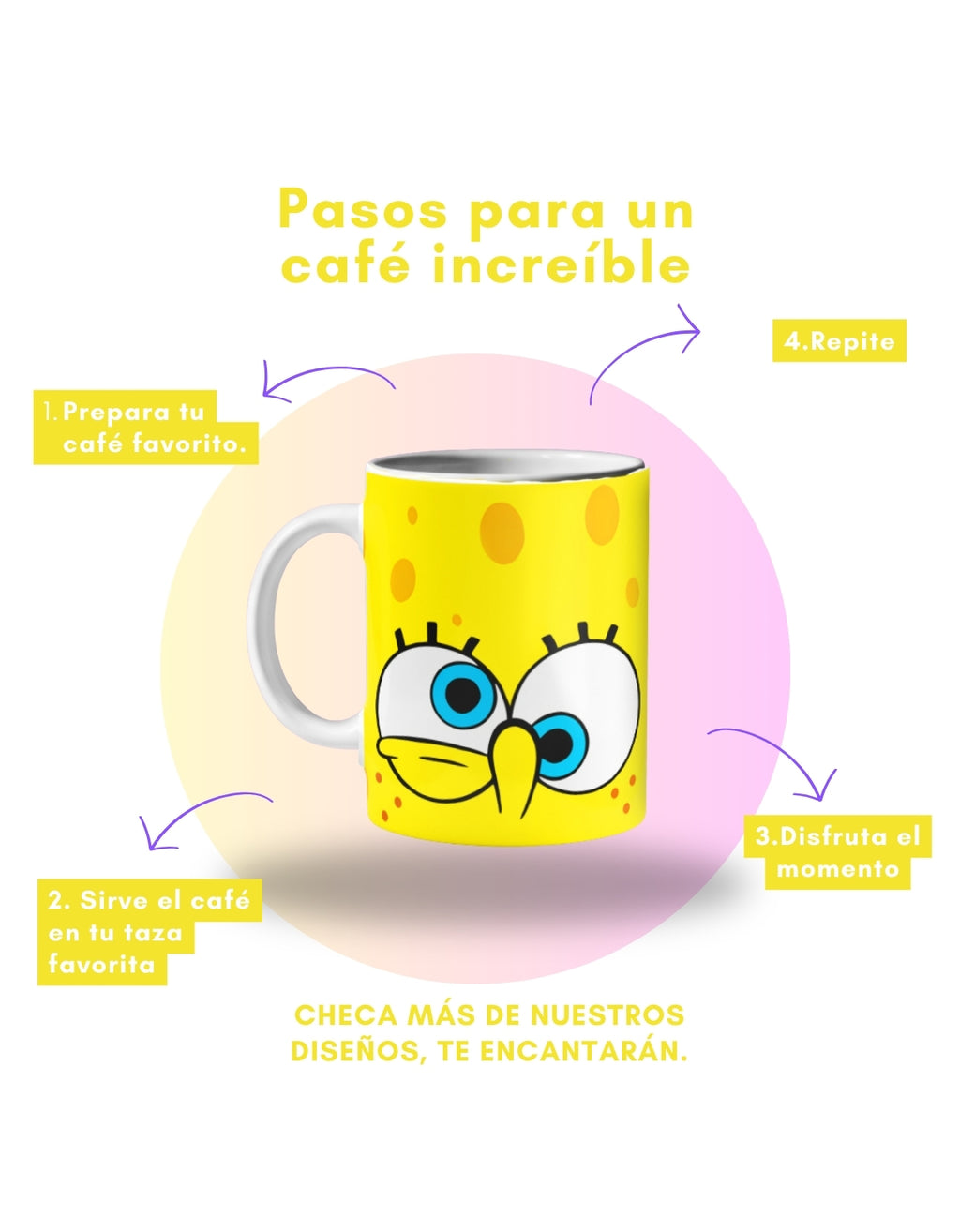 Taza Bob Esponja 11oz