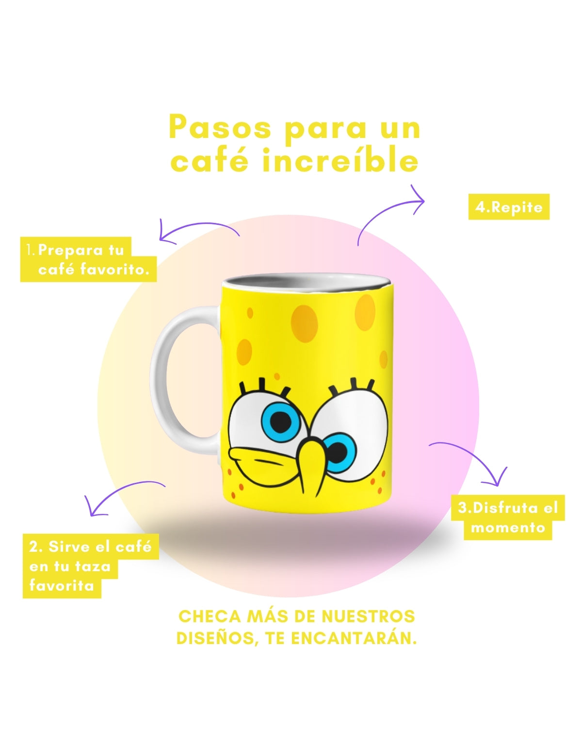 Taza Bob Esponja 11oz