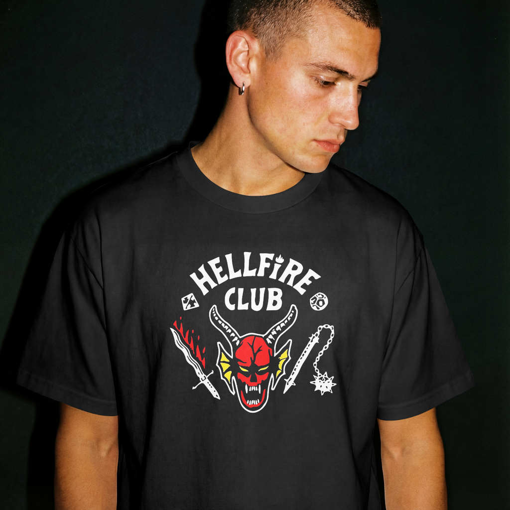 Hellfire Club Graphic Tee – Edición Dark Street